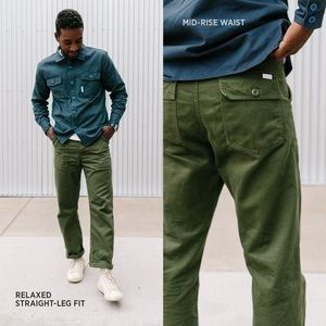 Took Designs Men’s Dark Green Field Pant - size 32